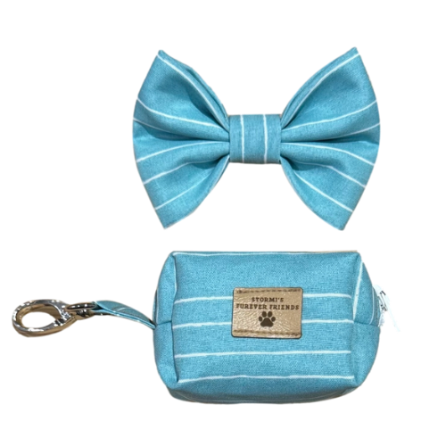 Striped Waste Bag Holder