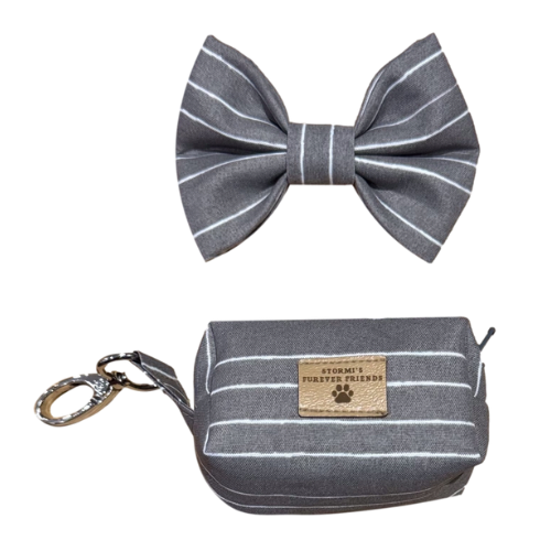 Striped Waste Bag Holder