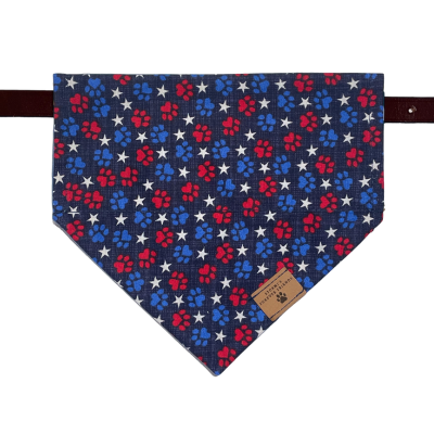 Red White & Paws Bandana