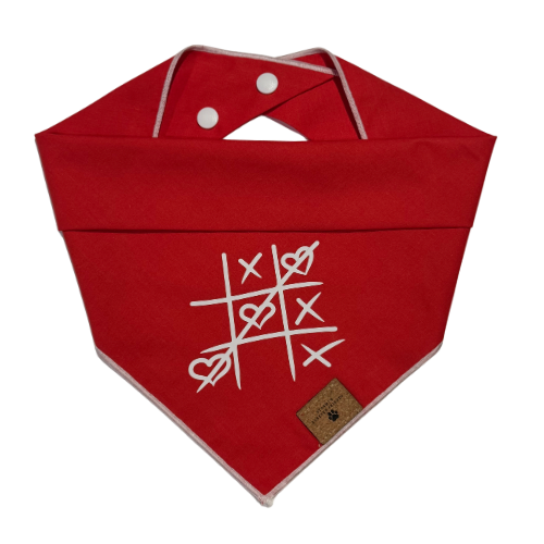 XOXO Tic-Tac-Toe Bandana