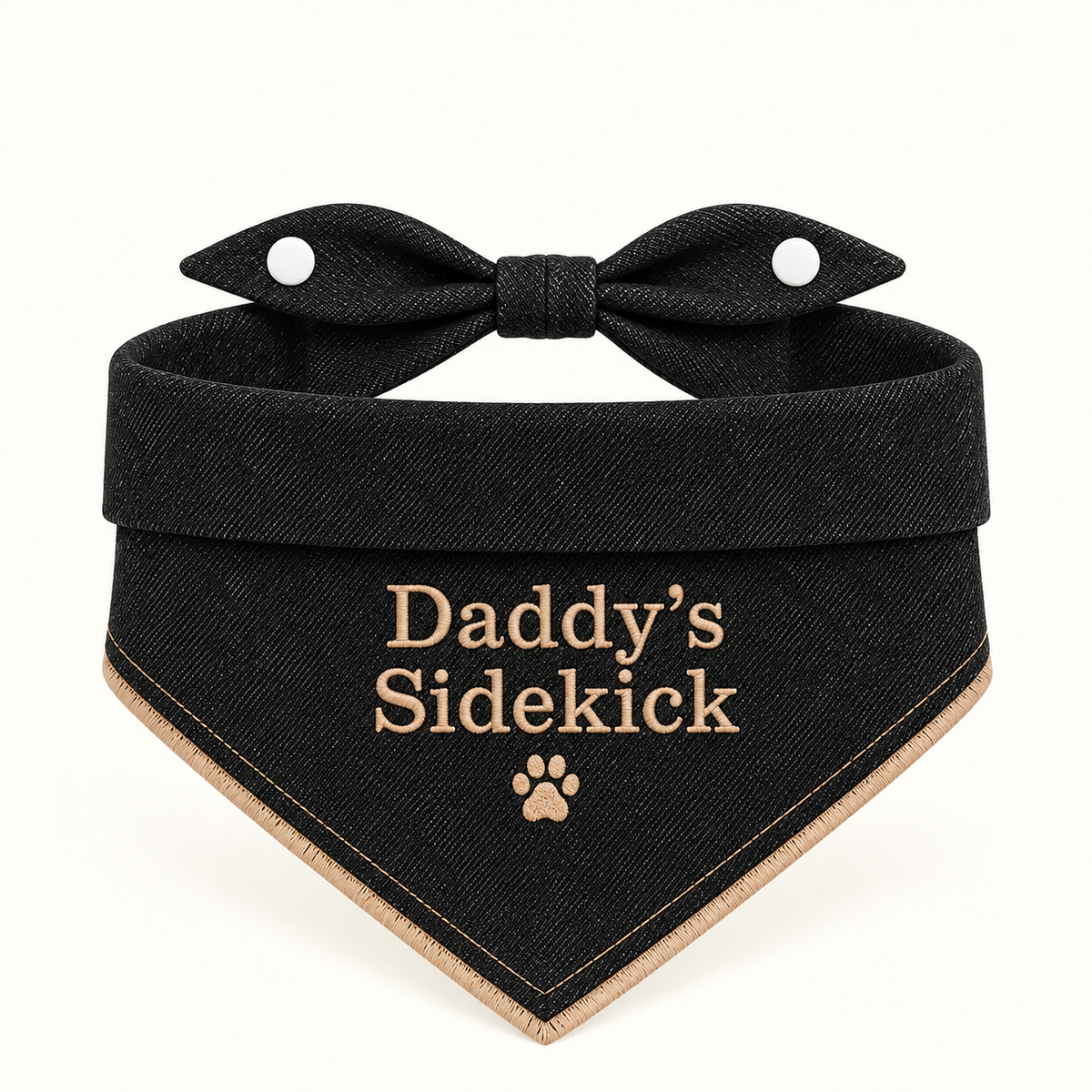 Daddy's Sidekick Embroidered Bandana