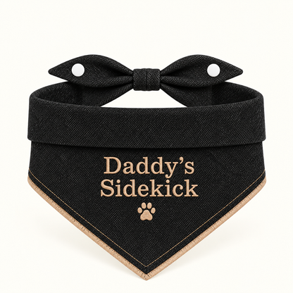 Daddy's Sidekick Embroidered Bandana