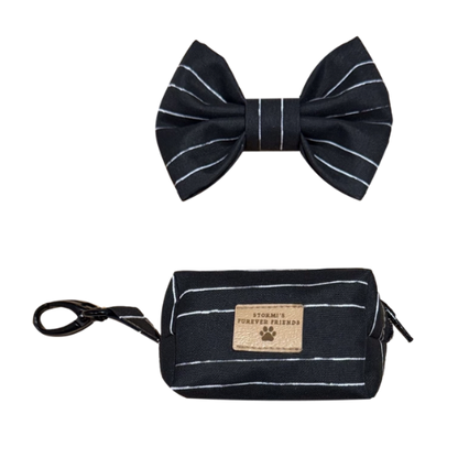 Striped Waste Bag Holder
