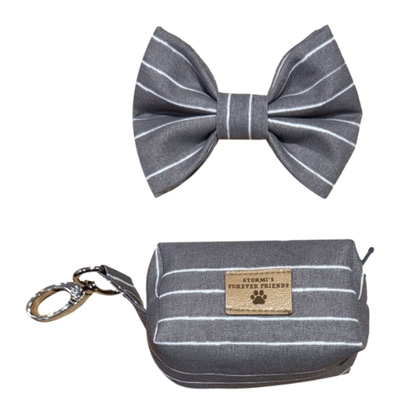 Striped Waste Bag Holder