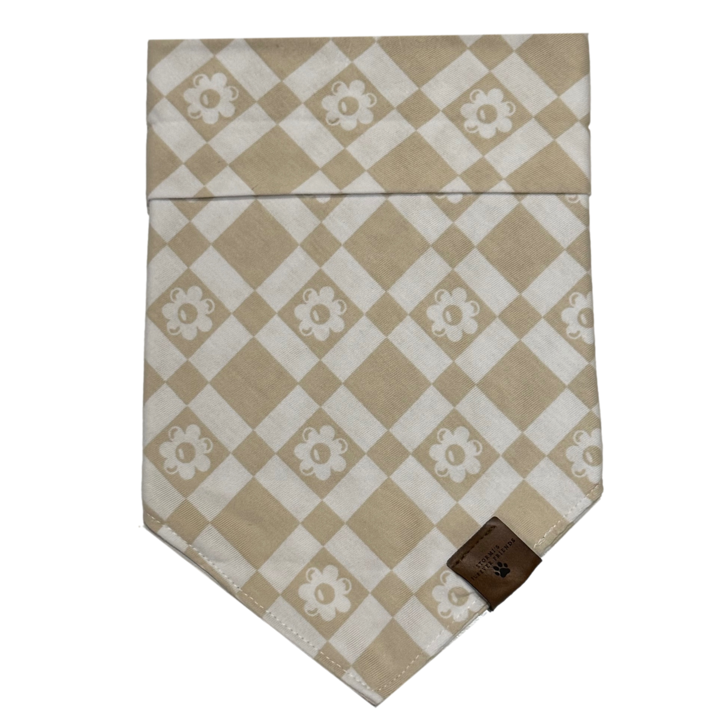 Checkered Daisy Bandana