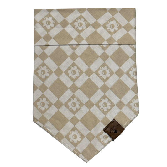 Checkered Daisy Bandana