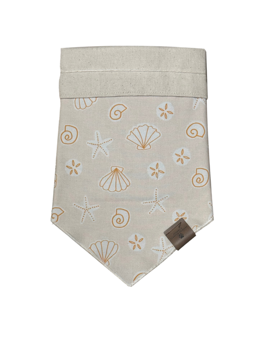 Beige Seashell Bandana