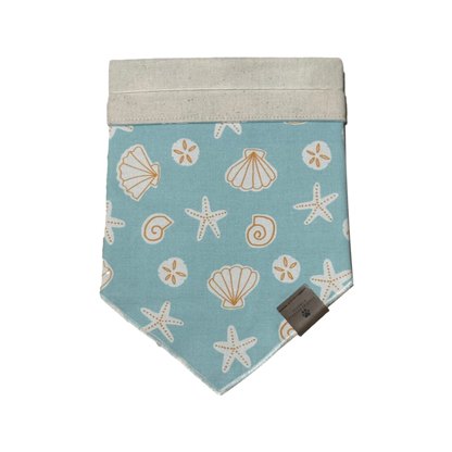 Blue Seashell Bandana