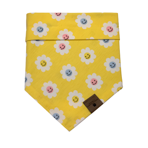Spring Smiles Yellow Bandana