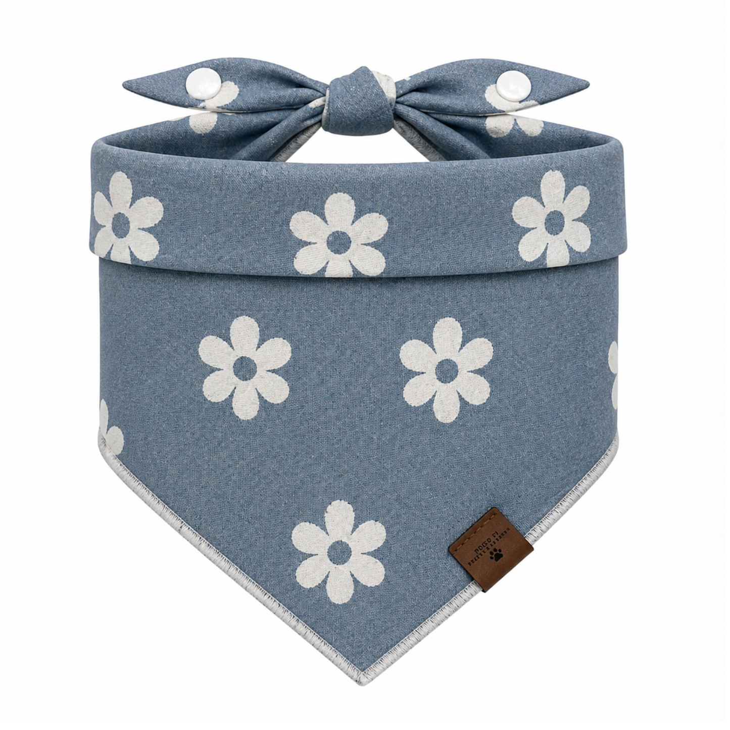 Denim Daisy Bandana