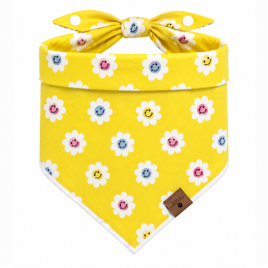 Spring Smiles Yellow Bandana