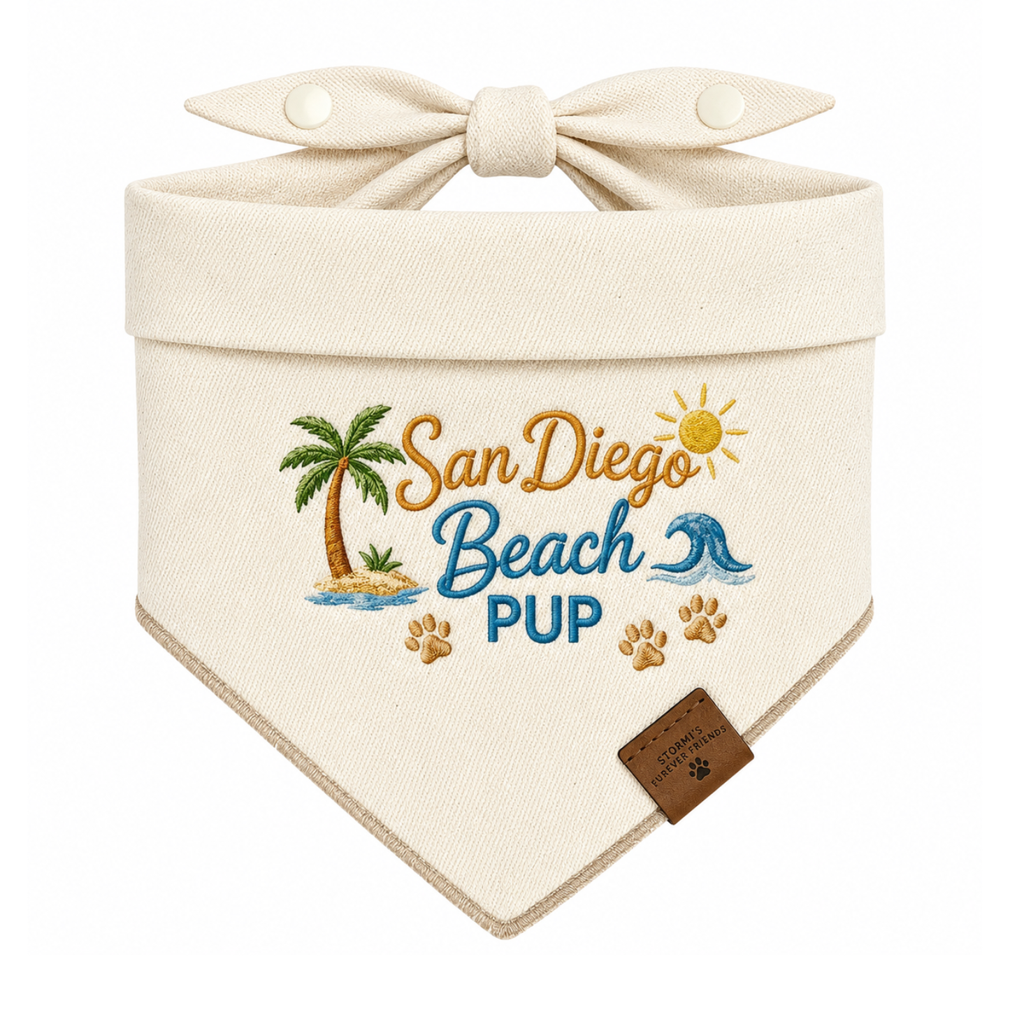 San Diego Beach Pup Bandana